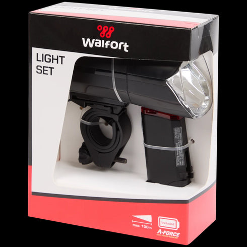 Set de Lumini LED Premium pentru Bicicletă Walfort - Siguranță și Vizibilitate Maximă pe Drumurile din România!