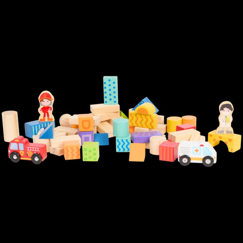 Blocuri de construit din lemn Mini Matters