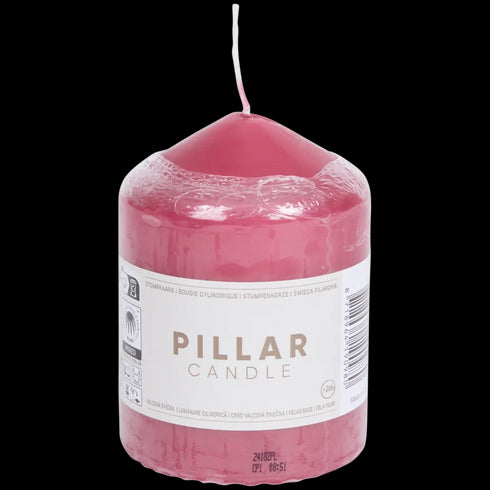 Lumânare Groasă Premium - Flacără Durabilă și Culori Vibrante (7 x 9,5 cm)