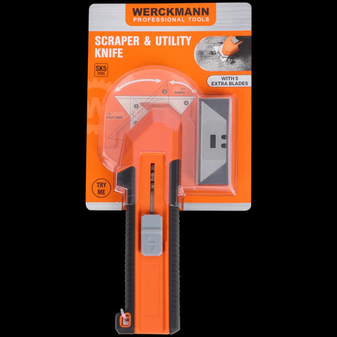 Răzuitor și Cuțit de Bricolaj 2 în 1 Werckmann - Unealta Esențială pentru Orice Lucrare