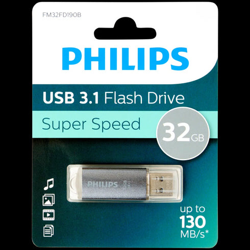 Stick USB Philips 64GB - Transfer Rapid de Date cu USB 3.1