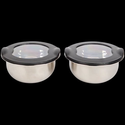 Boluri Elegante din Oțel Inoxidabil cu Capac Ermetic - Păstrează Prospețimea Alimentelor!