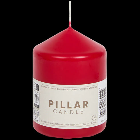 Lumânare Groasă Roșie - Calitate Superioară pentru Atmosfera Perfectă | ACTION