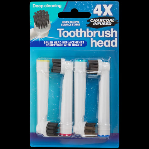 Rezerve pentru Periuța de Dinți cu Cărbune Activ - Curățare Profundă și Albire Naturală