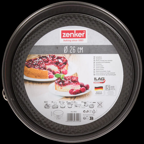 Formă de Tort Detasabilă Premium Zenker - Diametru 26cm - Coacere Perfectă