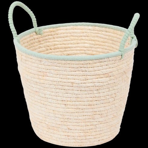 Coș de Depozitare Elegant din Material Natural - Soluția Perfectă pentru Organizarea Casei Tale