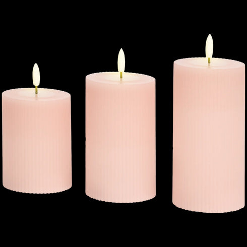 Set LED Lumânări Decorative cu Telecomandă - 3 Bucăți - Atmosferă Sigură și Elegantă