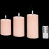 Set LED Lumânări Decorative cu Telecomandă - 3 Bucăți - Atmosferă Sigură și Elegantă