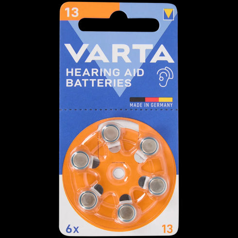 Baterii Varta Tip 13 pentru Aparate Auditive - Performanță și Durabilitate