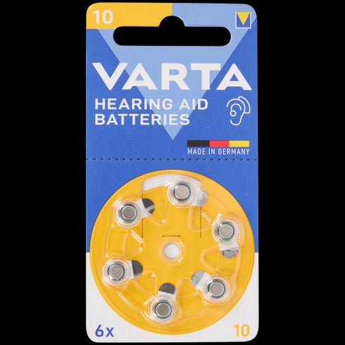 Baterii Auditive Varta Tip 10 - Performanță Durabilă pentru Aparatul Dvs. Auditiv