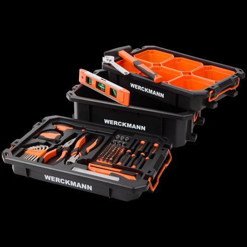 Set Profesional de Scule Werckmann - 77 Piese, Cutie Stivuibilă