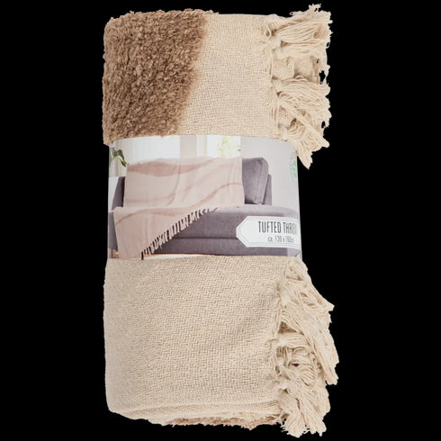 Pătură Pufoasă Tufted cu Franjuri - Confort și Stil în Limba Română