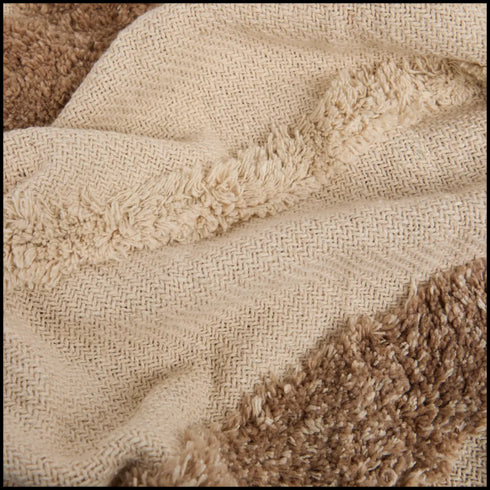 Pătură Pufoasă Tufted cu Franjuri - Confort și Stil în Limba Română