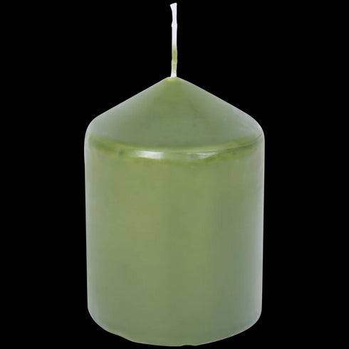 Lumânare Groasă Premium - Flacără Durabilă și Culori Vibrante (7 x 9,5 cm)