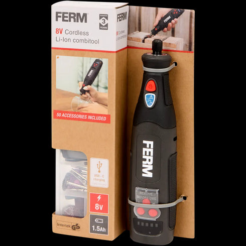 Unealtă Multifuncțională FERM Fartools 1.7 PRO - Motor Brushless, 50 Accesorii Incluse