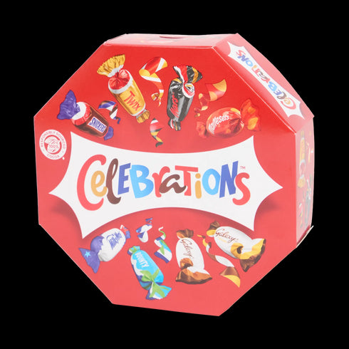 Cutia Cadou Celebrations - Mix cu Mars, Twix, Snickers și Bounty | 186g