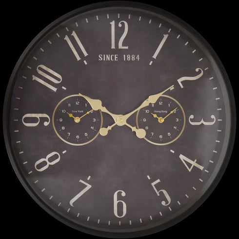 Ceas de Perete Elegant cu Cifre Romane - Mecanism Vizibil și Design Inovator