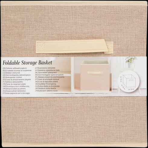 Coș de Depozitare Pliabil Home Accents - Soluția Ideală pentru Organizarea Casei Tale
