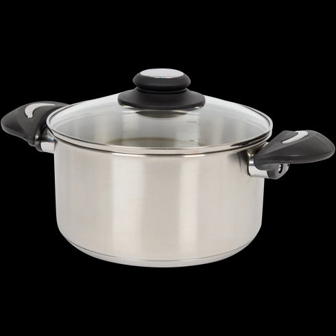 Oală Premium cu Capac de Sticlă Sola - Gătește Eficient și Stilistic!