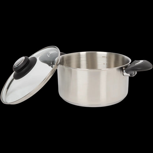 Oală Premium cu Capac de Sticlă Sola - Gătește Eficient și Stilistic!