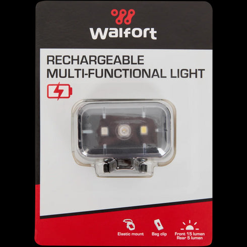 Iluminare LED Multifuncțională Reîncărcabilă Walfort - Siguranță și Vizibilitate Maximă pe Orice Bicicletă!