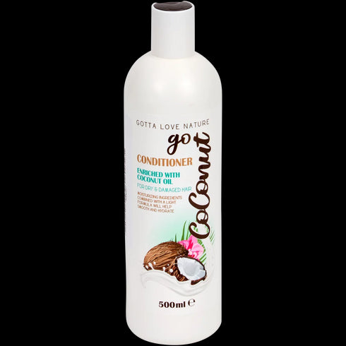 Balsam Hrănitor "Go Coconut" - Păr Uscat și Deteriorat, cu Ulei de Cocos