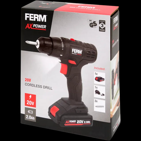 Set Bormașină cu Acumulator FERM - Putere și Eficiență pentru Proiectele Tale