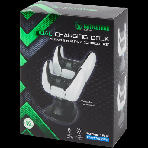 Stație de Încărcare Dublă Premium pentru PlayStation 5 - Încărcare Rapidă și Indicator LED