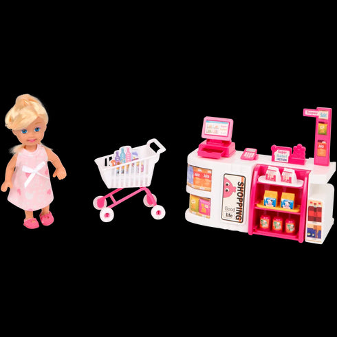 Minipăpușă cu accesorii