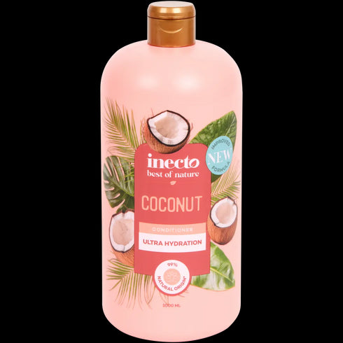 Balsam de Păr Inecto Essentials cu Nucă de Cocos - Hidratare Intensă (1 Litru)