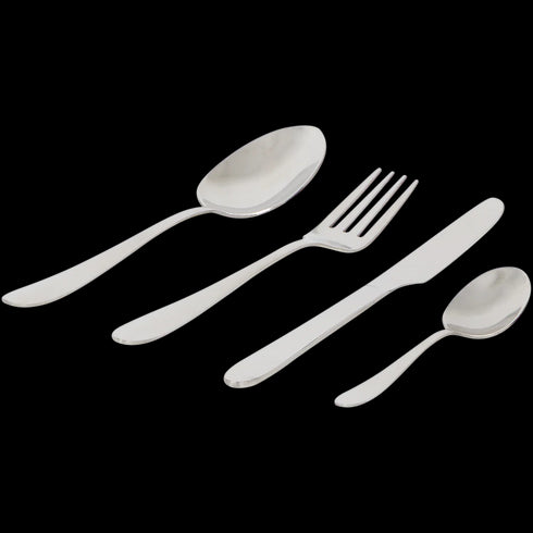 Set Elegant de Tacâmuri din Oțel Inoxidabil - 16 Piese - Perfect pentru Orice Bucătărie