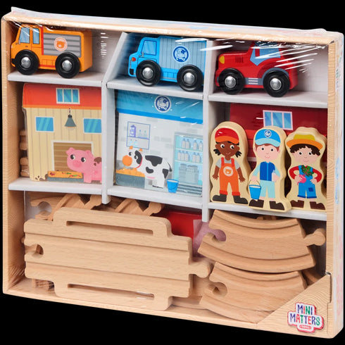 Circuit auto din lemn Mini Matters