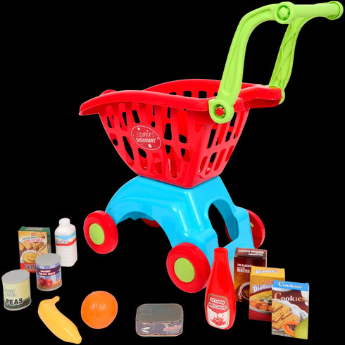 Cărucior de jucărie supermarket