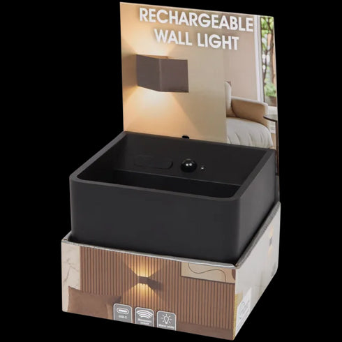 Lumină de Perete Inteligentă cu Senzor de Mișcare - Reîncărcabilă și Eficientă Energetic