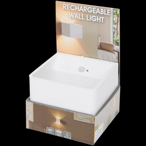 Lumină de Perete Inteligentă cu Senzor de Mișcare - Reîncărcabilă și Eficientă Energetic