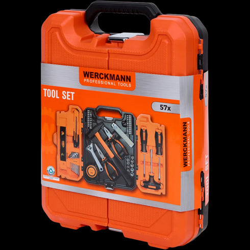 Trusă de scule profesională Werckmann - 57 de piese, esențială pentru orice proiect!