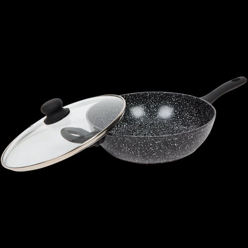 Tigaie Premium cu Capac de Sticlă - Gătește Delicios și Eficient!