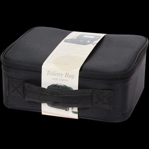 Geantă Trusă de Toaletă Elegantă cu Oglindă Integrată - Organizare Perfectă pentru Călătorii