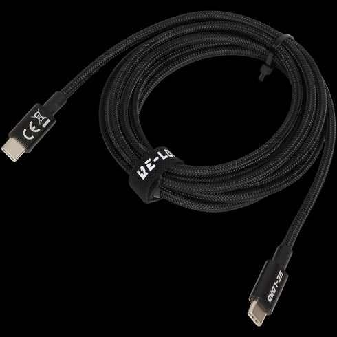 Cablu de Încărcare și Date USB-C 2.0 de Mare Viteză Re-load - 2 Metri, Rezistent cu Înveliș Textil