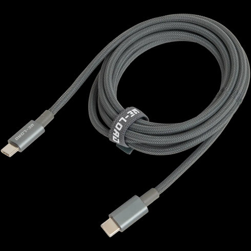 Cablu de Încărcare și Date USB-C 2.0 de Mare Viteză Re-load - 2 Metri, Rezistent cu Înveliș Textil