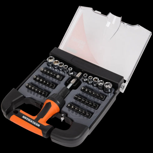Set Profesional de Biți și Capete de Chei Tubulare Werckmann - 48 Piese