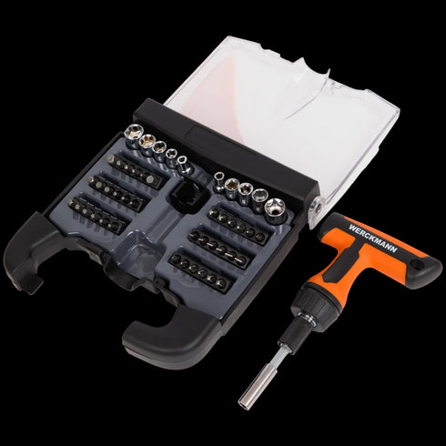 Set Profesional de Biți și Capete de Chei Tubulare Werckmann - 48 Piese