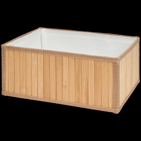 Coș Elegant din Bambus - Soluția Perfectă de Depozitare