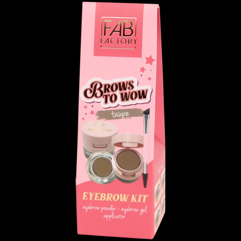 Trusă Profesională pentru Sprâncene FAB Factory - Definire și Volum Perfect