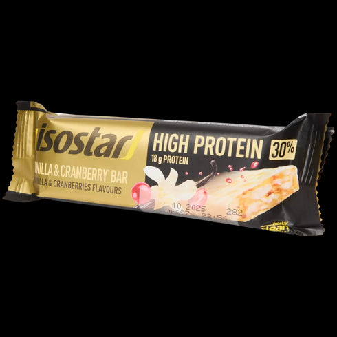 Baton Proteic Isostar - Energie și Recuperare (Vanilie și Merișoare) - 55g