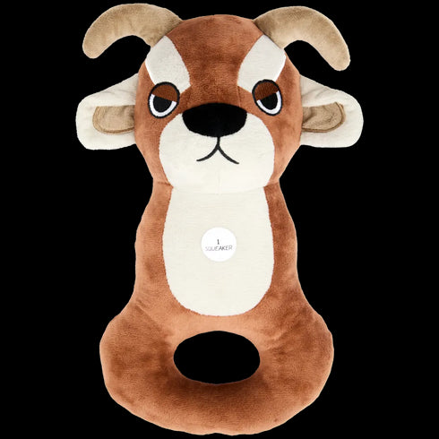 Jucărie Rezistentă cu Inel pentru Câini - Distracție Garantată!