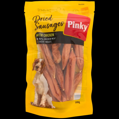Cârnați Uscați Pinky - Gustare Premium pentru Câinele Tău