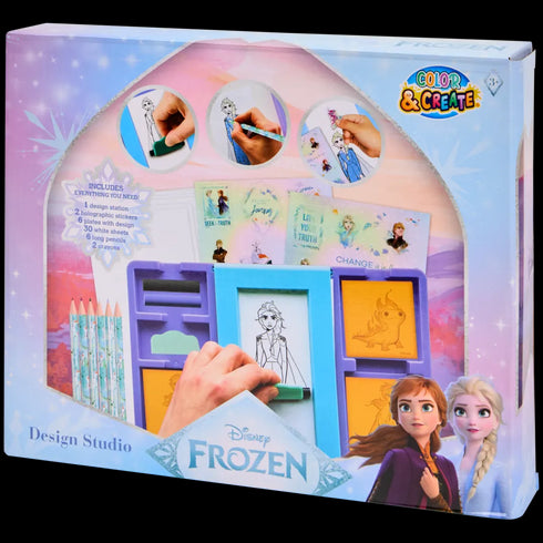 Set de creație și colorat Disney Color & Create