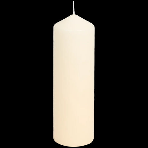 Lumânare Groasă Fildeș - Stil și Eleganță pentru Casa Ta