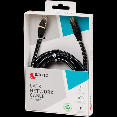 Cablu de Rețea Sologic CAT 8 - Performanță Superioară pentru Rețeaua Ta